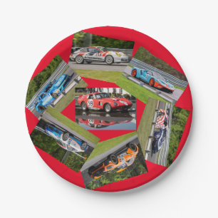 Assiettes En Carton Course automobile sportive