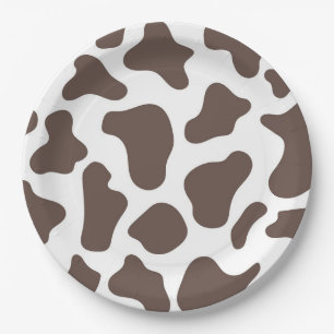 Assiettes En Carton Cowboy Cow Imprimer Wild West Western Rodeo Party