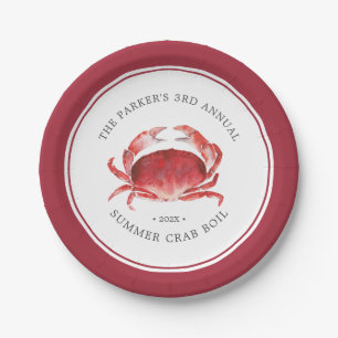 Assiettes En Carton Crabe Crimelle   Crab Boy, événement