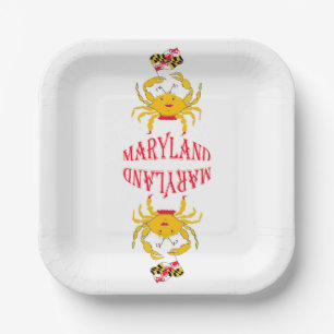 Assiettes En Carton Crabe dans le Maryland