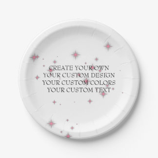 Assiettes En Carton Create Your Own - Your Image Here