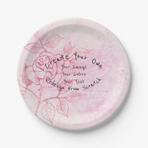 Assiettes En Carton Créer votre propre Customisé