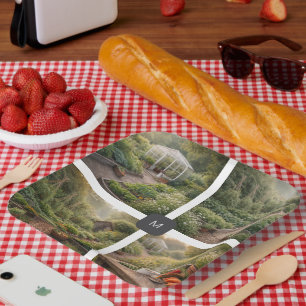 Assiettes En Carton Créez vos propres photos de jardin monogrammées