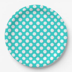 Assiettes En Carton Créez votre couleur Arrière - plan avec des points
