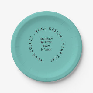 Assiettes En Carton Créez votre propre