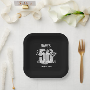 Assiettes En Carton Créez votre propre 50e anniversaire