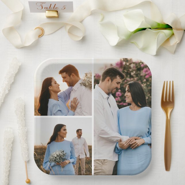 Assiettes En Carton Créez votre propre collection photo 3 (Mariage)