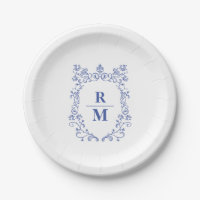 Crest mariage personnalisé Monogramme