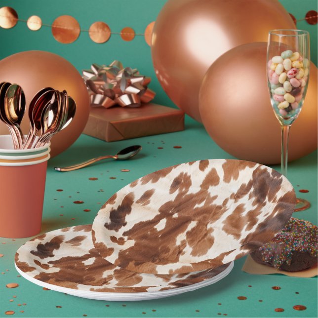 Assiettes En Carton Crevette Brown de Western Cream (Multi)