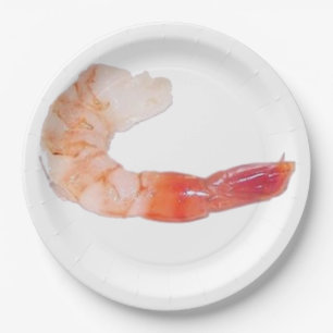 Assiettes En Carton Crevettes/crevettes