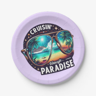 Assiettes En Carton Croisine' Through Paradise : Tropical Escape Vibes