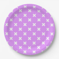 Croix blanches sur lilas