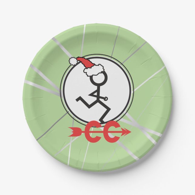 Assiettes En Carton Cross Country Holiday Runner © Green (Devant)