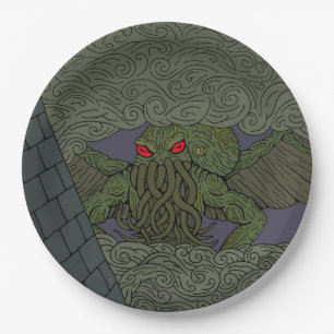 Assiettes En Carton Cthulhu