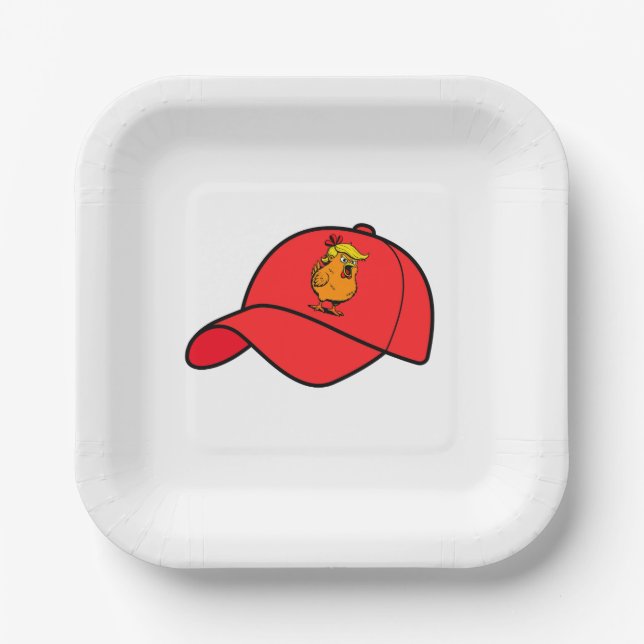 Assiettes En Carton Cuck-a-donald-doo Party Plates (Recto)