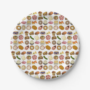 Assiettes En Carton Cuisine juive Cuisine Dîner de Vacances Aliments I