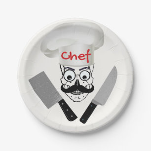 ASSIETTES EN CARTON CUISINIER CALAVERA