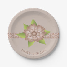 Cuivre Brown Floral