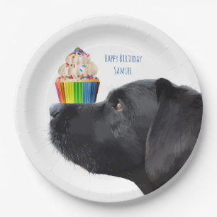 Assiettes En Carton Cupcake - Black Lab