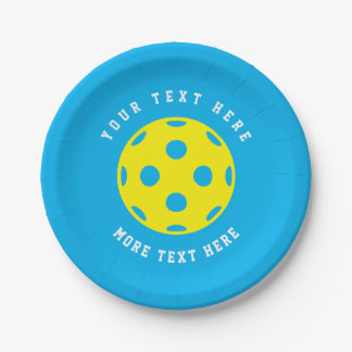 Assiettes En Carton Custom pickleball Tennis Plaques de fête d'anniver