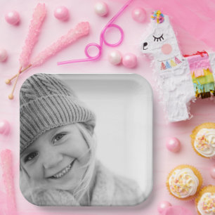 Assiettes En Carton Customisé Personnalisé Créer Votre Propre Photo