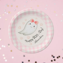 Cute Boo Ghost rose Anniversaire Fille