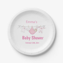 Cute Girl Rose Lave-linge Baby shower