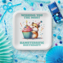Cute Hamster Lifting Cupcake Hamsterrific Annivers