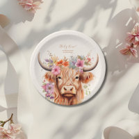 Cute Highland Cow 1er anniversaire
