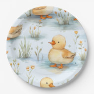 Assiettes En Carton Cute Little Motif