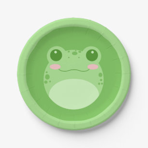 Assiettes En Carton Cute Petite Grenouille