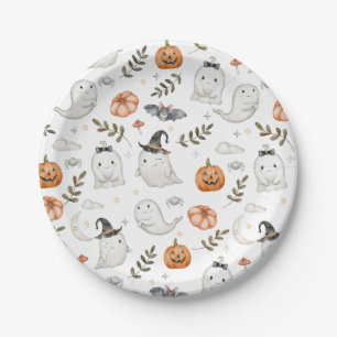Assiettes En Carton Cute Plaques papier d'anniversaire Halloween
