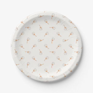 Assiettes En Carton Cute Polka Dot Motif