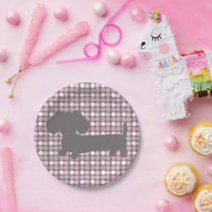Assiettes En Carton Dachshund Wiener Dog Party