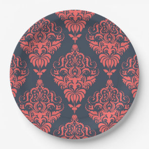 Assiettes En Carton Damas