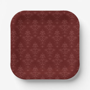 Assiettes En Carton Damas gothique victorien