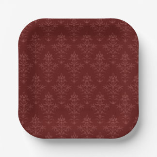 Assiettes En Carton Damas gothique victorien