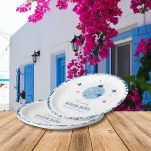 Assiettes En Carton Dancing Queen grec Musical disco nuptiale douche