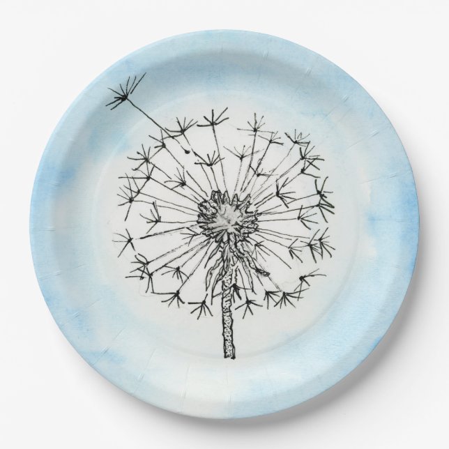 Assiettes En Carton Dandelion (Devant)