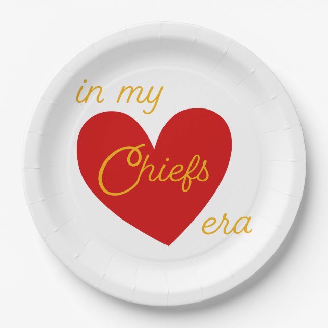 Assiettes En Carton Dans Mon Chiefs Era Cocktail Napkin Taylor Footbal (Devant)