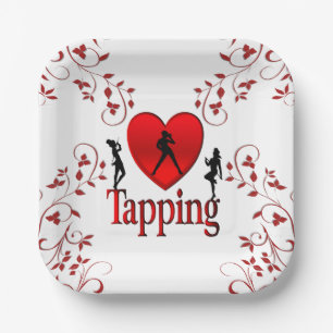 Assiettes En Carton Danse I Heart Tap