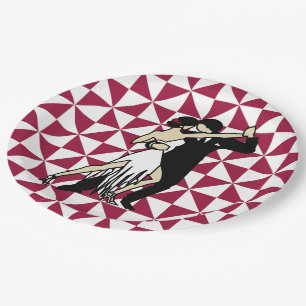 Assiettes En Carton Danseurs de tango