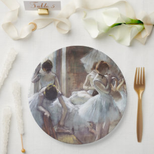 Assiettes En Carton Danseurs Edgar Degas