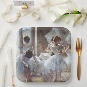 Assiettes En Carton Danseurs Edgar Degas Plaques en papier