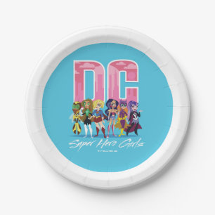 Assiettes En Carton DC Super Hero Girls Lineup
