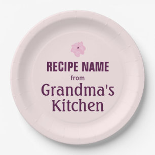 Assiettes En Carton De la cuisine de la grand-maman
