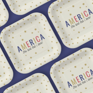 Assiettes En Carton Décorations américaines du 4 juillet