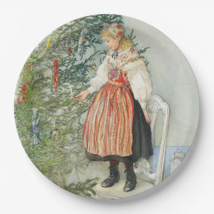 Assiettes En Carton Décorer l'arbre de Noël - Carl Larsson