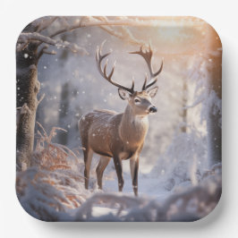Assiettes En Carton Deer