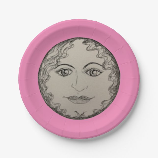 Assiettes En Carton Déesse (Devant)